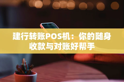 建行转账POS机：你的随身收款与对账好帮手