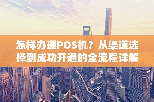 怎样办理POS机？从渠道选择到成功开通的全流程详解