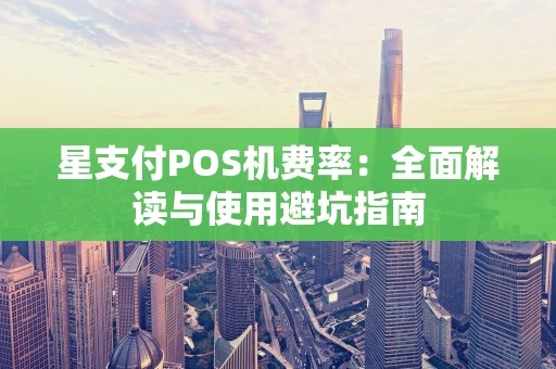 星支付POS机费率：全面解读与使用避坑指南