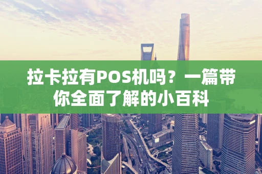 拉卡拉有POS机吗？一篇带你全面了解的小百科