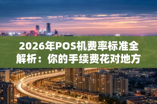2026年POS机费率标准全解析：你的手续费花对地方了吗？