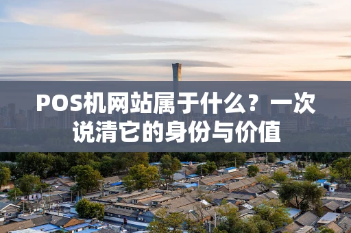 POS机网站属于什么？一次说清它的身份与价值