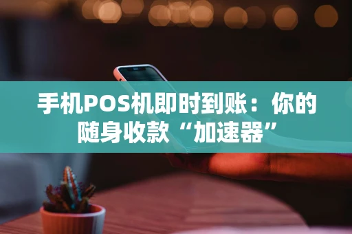 手机POS机即时到账：你的随身收款“加速器”