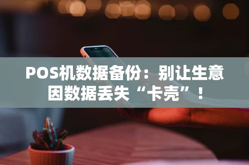 POS机数据备份：别让生意因数据丢失“卡壳”！