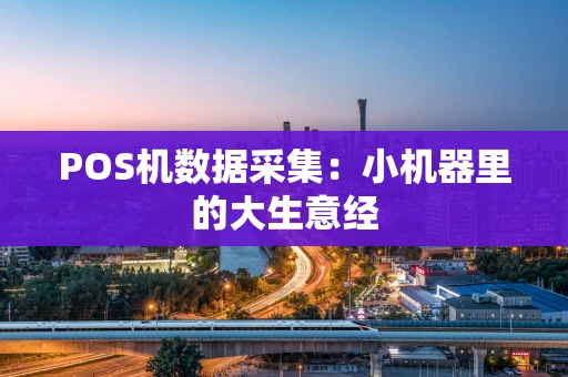 POS机数据采集：小机器里的大生意经