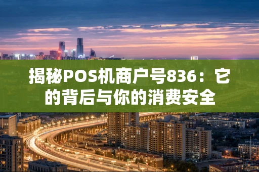 揭秘POS机商户号836：它的背后与你的消费安全