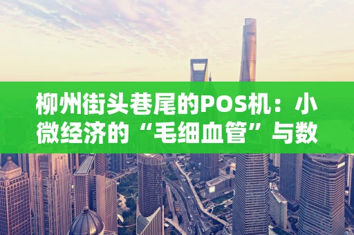 柳州街头巷尾的POS机：小微经济的“毛细血管”与数字化心跳