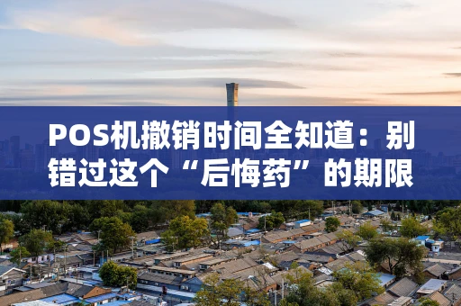 POS机撤销时间全知道：别错过这个“后悔药”的期限！