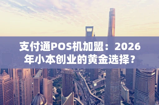 支付通POS机加盟：2026年小本创业的黄金选择？