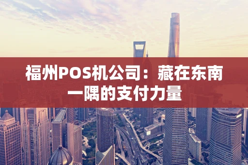 福州POS机公司：藏在东南一隅的支付力量