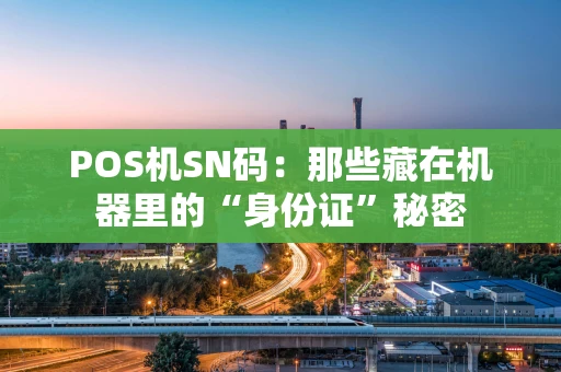 POS机SN码：那些藏在机器里的“身份证”秘密