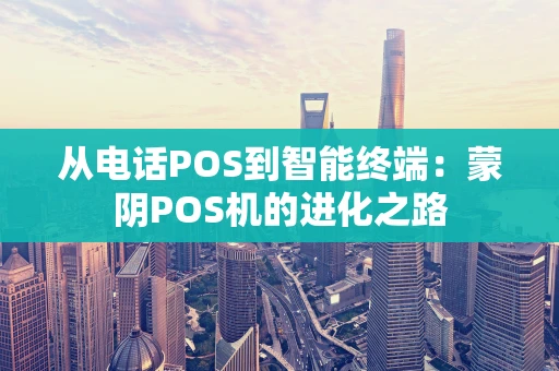 从电话POS到智能终端：蒙阴POS机的进化之路