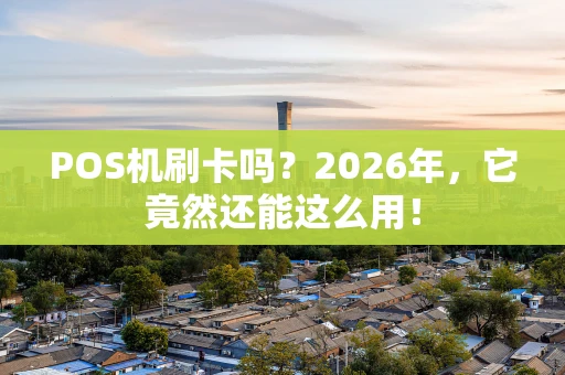POS机刷卡吗？2026年，它竟然还能这么用！