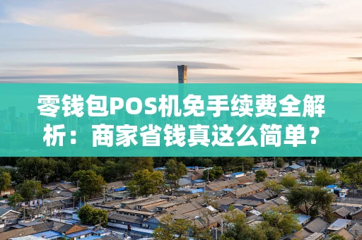 零钱包POS机免手续费全解析：商家省钱真这么简单？