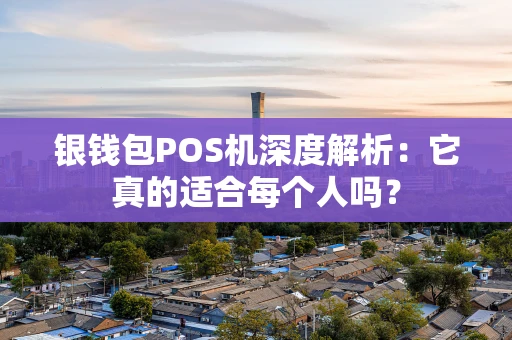 银钱包POS机深度解析：它真的适合每个人吗？