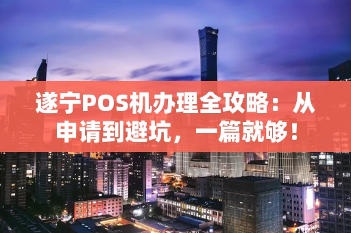 遂宁POS机办理全攻略：从申请到避坑，一篇就够！