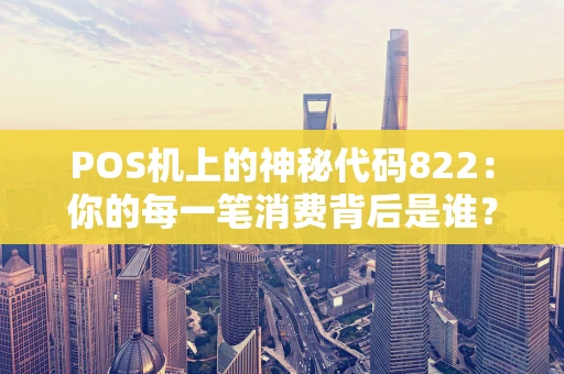 POS机上的神秘代码822：你的每一笔消费背后是谁？