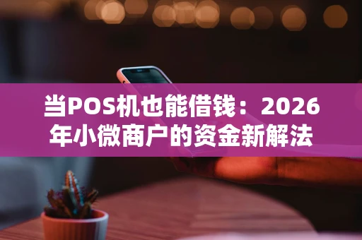 当POS机也能借钱：2026年小微商户的资金新解法