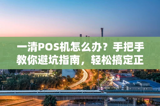 一清POS机怎么办？手把手教你避坑指南，轻松搞定正规办理！