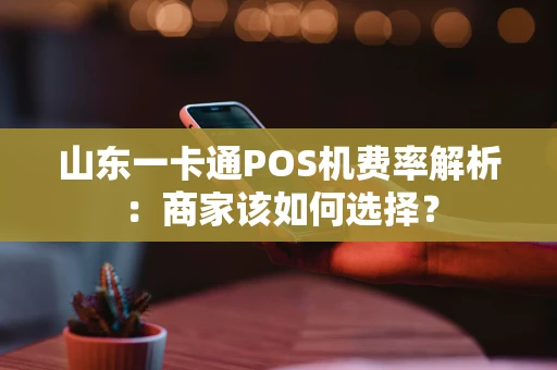 山东一卡通POS机费率解析：商家该如何选择？
