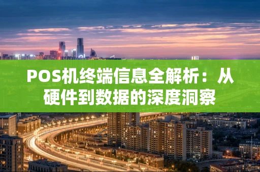 POS机终端信息全解析：从硬件到数据的深度洞察