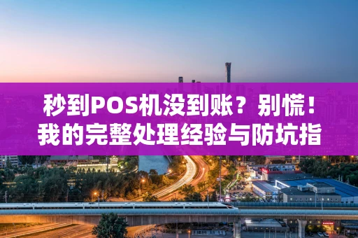 秒到POS机没到账？别慌！我的完整处理经验与防坑指南