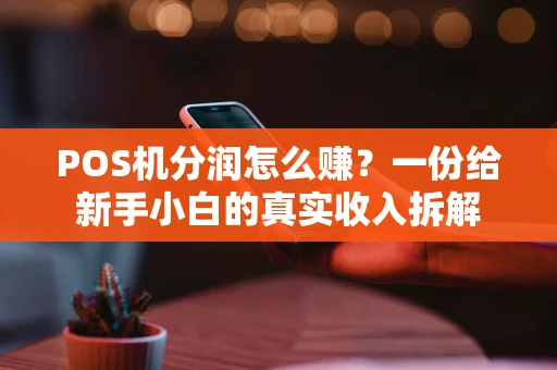 POS机分润怎么赚？一份给新手小白的真实收入拆解