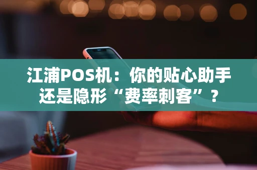 江浦POS机：你的贴心助手还是隐形“费率刺客”？