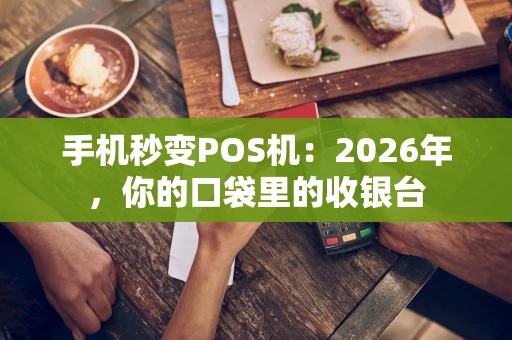 手机秒变POS机：2026年，你的口袋里的收银台