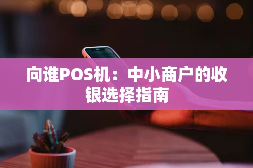 向谁POS机：中小商户的收银选择指南