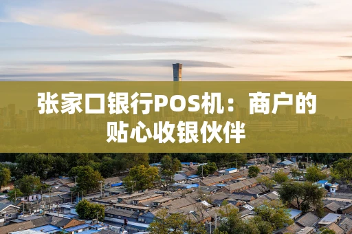 张家口银行POS机：商户的贴心收银伙伴