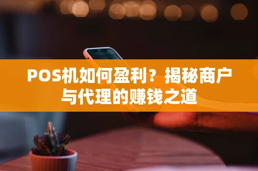 POS机如何盈利？揭秘商户与代理的赚钱之道