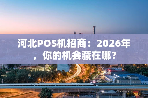 河北POS机招商：2026年，你的机会藏在哪？