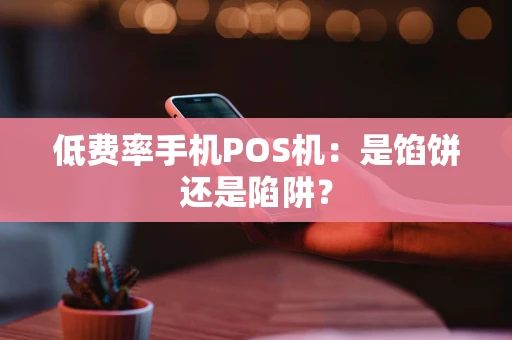 低费率手机POS机：是馅饼还是陷阱？