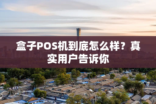 盒子POS机到底怎么样？真实用户告诉你
