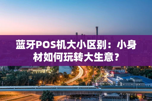 蓝牙POS机大小区别：小身材如何玩转大生意？