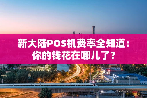 新大陆POS机费率全知道:你的钱花在哪儿了? 新大陆POS机费率全知道:你的钱花在哪儿了?