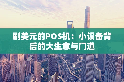 刷美元的POS机：小设备背后的大生意与门道