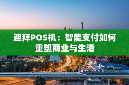迪拜POS机：智能支付如何重塑商业与生活