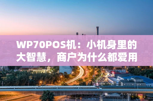 WP70POS机：小机身里的大智慧，商户为什么都爱用它？