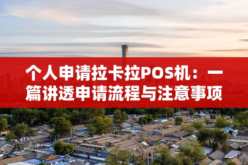个人申请拉卡拉POS机：一篇讲透申请流程与注意事项