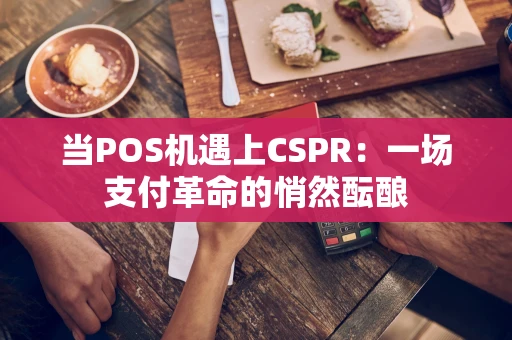 当POS机遇上CSPR：一场支付革命的悄然酝酿