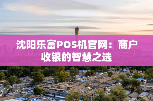 沈阳乐富POS机官网：商户收银的智慧之选