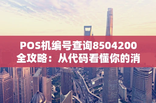 POS机编号查询8504200全攻略：从代码看懂你的消费