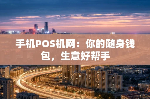 手机POS机网：你的随身钱包，生意好帮手