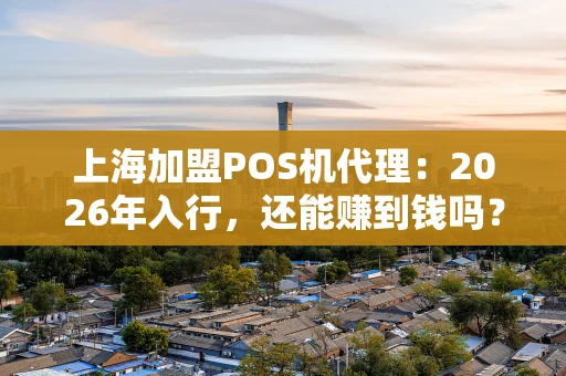 上海加盟POS机代理：2026年入行，还能赚到钱吗？聊聊我的真实观察