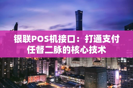 银联POS机接口：打通支付任督二脉的核心技术