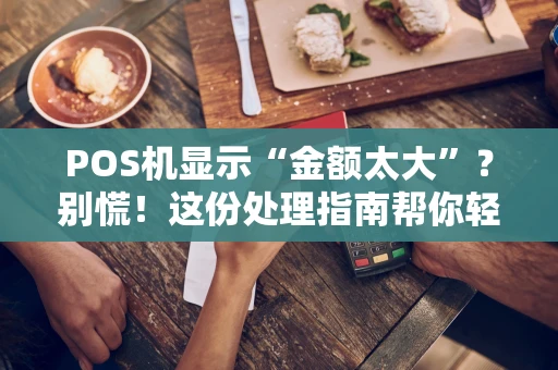 POS机显示“金额太大”？别慌！这份处理指南帮你轻松化解
