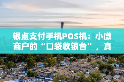 银点支付手机POS机：小微商户的“口袋收银台”，真的那么神？