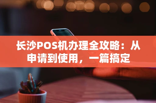 长沙POS机办理全攻略：从申请到使用，一篇搞定